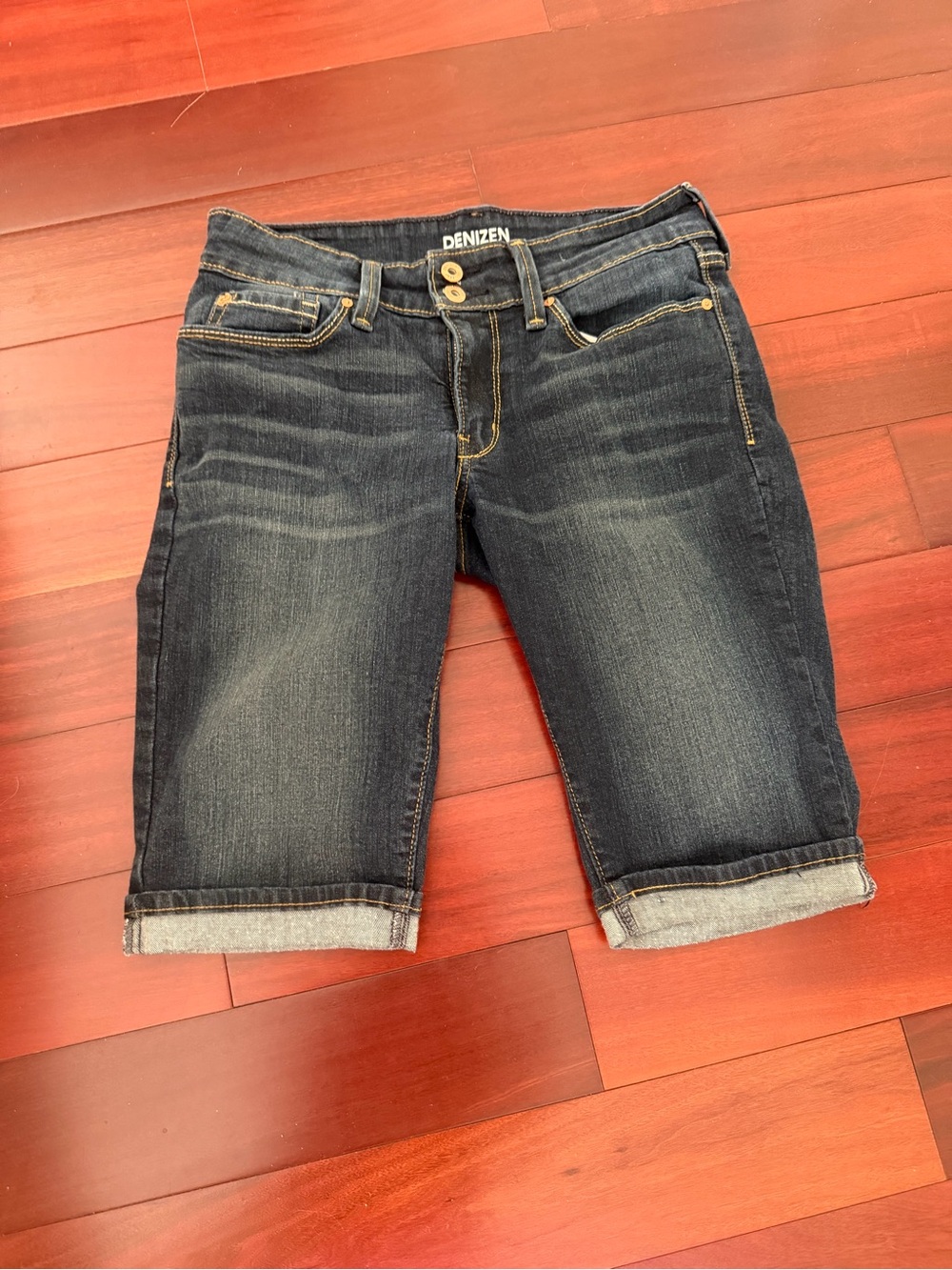 Levi's Dark Blue Denim Jean Shorts